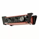 P3D-Lab Audio Interface Halterung, Kompatibel mit Focusrite Scarlett 2i2 3. Generation, Robust & Langlebig, Wand- oder Schreibtischmontage, Schwarz