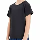 TBoonor Kinder UV Shirt - UPF 50+ Sonnenschutz Shirt für Jungen und Mädchen, Atmungsaktives Schwimmshirt, Schnelltrocknendes Badeshirt, Kurzarm Rashguard für Outdoor und Strand