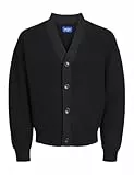 JACK & JONES Herren JORDASH Knit Cardigan Strickjacke, Schwarz,L