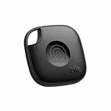 Tile by Life360 Mate - Bluetooth-Tracker, Schlüssel- und Gegenstandsfinder für Schlüssel, Taschen und mehr. Handy-Finder. iOS- & Android-kompatibel. Handy-Finder. 1er-Pack (Schwarz)