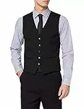 SELECTED HOMME Herren Shdnewone-mylologan1 Black Wai-Coat Noos Weste, Schwarz, 54 EU