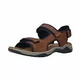 bugatti man Herren Sandaletten, Männer Sandalen,Sommerschuhe,Freizeitschuhe,offene Schuhe,Strandschuhe,Cognac/Dark Blue (6341),41 EU/EU UK