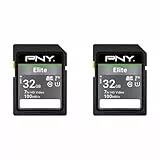 PNY Elite SDHC Card 32GB Class 10 UHS-I U1 100MB/s (Packung mit 2)