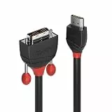 LINDY 36271 1m HDMI an DVI Kabel, Black Line