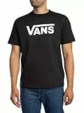 Vans Herren Klassisches T-Shirt, Black/White, M