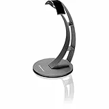 Oehlbach Alu Style - Hochwertiger Kopfhörerständer Aluminium eloxiert - Materialschonende Aufbewahrung für Kopfhörer - matt Black
