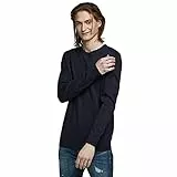 JACK & JONES Men's Classic Knit Sweater - Timeless Black Pullover