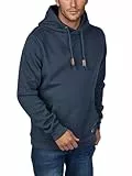 riverso Hoodie Herren Regular Fit RIVJulian Kapuzenpullover Pullover Cross-Over-Kragen Blau XL, Größe:XL, Farbe:Navy
