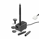 esotec Solar Ersatzpumpe Fontana 50, 17V/DC Teichpumpe, Sprinklerset, universell einsetzbare Einzelpumpe, Ersatzteil, Zubehörpumpe, Erweiterungspumpe, IP68 101751