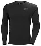 Helly Hansen Herren Sweatshirt Lifa Active Crew Sweatshirt, Black, XL, 49389