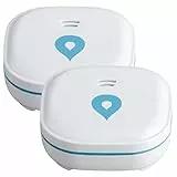 SEBSON Wassermelder mini GS153, 10 Jahres Langzeit-Batterie, Wasseralarm, Wasserwächter 60x60x24,2mm, Wassersensor mit Lithium Batterie, 2er Pack