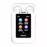 Wooask ChatGPT Translator Earbuds A8 TransBuds | AI Offline-Übersetzer mit Touchscreen & unabhängiger Bedienung | Keine App erforderlich | Echtzeit-Übersetzung in 144 Sprachen | In-Ear- &