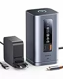 Baseus Docking Station [mit 100-W-Ladegerät], Spacemate-Serie 11-in-1 Dockingstation 3 Monitore mit 2*HDMI 1*DP 4K@60Hz, USB-A/C 10Gbps, 1Gbps Ethernet, Kompatibel für Windows-Laptops