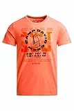Camp David Herren T-Shirt Rundhals mit Artwork Neon Flame, 100% Baumwolle, Regular Fit, Kurzarm, Windsurfing-Print Neon Flame, XL