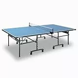 JOOLA Tischtennisplatte Outdoor Rally - Profi Tischtennistisch 6 MM Aluminium-Verbundoberfläche Wetterfest - Klappbares Untergestell - Schneller Aufbau