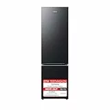 Samsung RB38C607AB1/EF Kühl-Gefrierkombination, 203 cm, 387 l, AI-Kühlschrank mit Gefrierfach, Wifi & AI Energy Mode, Humidity Fresh+, Space Max Technologie, No Frost+, Premium Black Steel