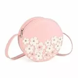 Gladdon Süße kleine Tasche Teenager, Umhängetasche und Handtaschen, Damen crossbody mit Blütenblatt-Dekoration, Geschenktasche Mädchen