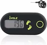 TaimeiMao Mini Elektronischer 3D Schrittzähler - Tragbarer Digitaler Fitness Tracker für Gehen, Laufen, Wandern & Sport