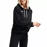 Nike Damen Women's Team Club 20 Hoodie Kapuzenpullover, Schwarz / Weiss Weiss, S EU