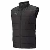 PUMA Herren Teamliga Vest Jacket Mantel, Puma Black, XL EU