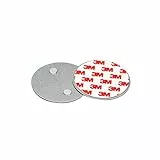 UNITEC Magnethalterung für Rauchmelder, Feuermelder, Rauchwarnmelder, rund, 70 mm Durchmesser, extrem starker Magnet, Montage ohne Werkzeug