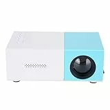 Small Projector, 1080p Support Tragbarer Projektor, Auto Keystone Correction, Filmprojektor Kompatibel mit TV -Stick -Smartphone/HDMI/USB, Blue