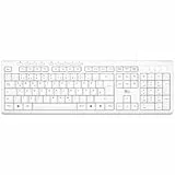 Rii Kabelgebundene Slim Business-Tastatur (USB) für Computer, Laptop (Windows & macOS), QWERTZ Deutsch Layout – Weiß