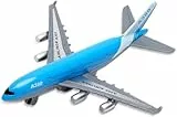 UOCAI Airbus A380 Flugzeug Spielzeug – Mini Metall Flugzeug Modell mit Rückziehfunktion, Airplane Modelle, Perfekt als Flughafen Spielzeug und Geschenk (14 cm Länge)