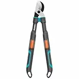 Gardena Astschere TeleCut Pro S, Teleskop-Astschere für frisches Holz bis 50 mm, verlängerbar bis 670 mm, präzisionsgeschliffene Klingen, PowerCoating für saubere Schnitte (12040-88)