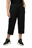 Ulla Popken Damen 7/8 Hose, Schwarz (Schwarz 10), 46/48