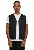 Urban Classics Herren Weste Organic Cotton Vest, Weste für Männer aus Bio-Baumwolle, Regular Fit, erhältlich in verschiedenen Farben, Größen S-5XL