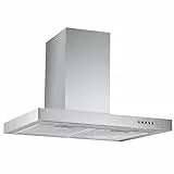 Respekta Dunstabzugshaube / Wandhaube 60 cm / Edelstahlgehäuse / Abluft - und Umluftfunktion / CH22098IXB / B / 59 – 69 dB