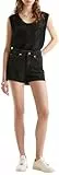 United Colors of Benetton Shorts für Damen, Schwarz, 28