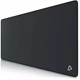 TITANWOLF - XXL Speed Gaming Mauspad Titanwolf Schwarz 900 x 400mm - XXL Mousepad - Tischunterlage Large Size - verbessert Präzision und Geschwindigkeit