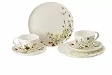 Rosenthal Brillance Grand Air, Set 6-tlg., Bone China, Mehrfarbig, Kombi-Obertasse Ø 8,7 cm, 0,3 l, Untertasse Ø 14,5 cm d Speiseteller Ø 27,2 cm, Spülmaschinenfest, Mikrowellengeeignet