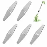 EIHI Rasentrimmer Messer, 5 Stück, Metall, Grün, Unisex-Erwachsene, Hausbesitzer, Farmer, oder Profis im Bereich Land- und Forstwirtschaft, Ersatzmesser für Rasenmäher