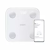 Xiaomi Mi Body Composition Scale S400 Personenwaage mit Dual-Frequenz-Messung, 25 Gesundheitsindikatoren, bis zu 150 kg und 100 g Genauigkeit