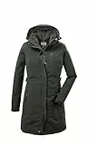 killtec Damen Funktionsparka/Parka mit abzippbarer Kapuze KOW 165 WMN PRK, dunkeloliv, 48, 37726-000
