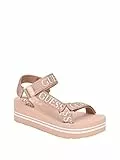 GUESS Damen Avin Keilsandale, Rose Gold, 37 EU