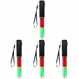 SOLUSTRE 4 Stück Wiederverwendbarer Leuchtstab Mit Aufhängehaken Led Konzert Jubelstab Für Party Konzert Und Evakuierungswarnlicht Helles Licht Robustes Design