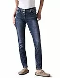 Cecil Damen B377687 Jeans Casual Fit, mid Blue wash, 33W x 32L