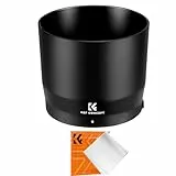 K&F CONCEPT ET74B Umkehrbare Gegenlichtblende für Canon RF100-400mm f/5.6-8is USM, EF70-300mmf/4-5.6 is II USM Objektiv