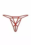 Teyli Damen Ouvert Tanga - Tanga String mit Streifen - String Tanga für die mutige Frau - Strings Damen