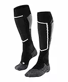 FALKE Herren Skisocken SK2 Intermediate M Kh Wolle Funktionsmaterial warm dick 1 Paar, Schwarz Black-Mix 3010, 46-48