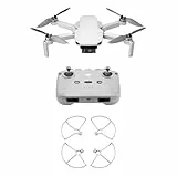 DJI Mini 4K Bundle mit Propellerschutz, Drohne mit 4k UHD Kamera für Erwachsene, unter 249 g, 3-Achsen Gimbal Stabilisierung, 10 km Videoübertragung, autom. Rückkehr