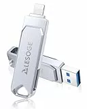 LESOGE 3 in 1 Flash Laufwerk 128GB Externer Speicher