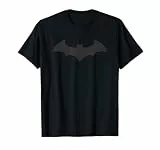 Batman Grey Hush Logo T Shirt T-Shirt