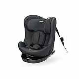 Bebeconfort EvolveFix i-Size, Autositz 360 Drehbar, 0–12 Jahre, 40–150 cm, ISOFIX Kindersitz Drehbar, 9 Kopfstützenpositionen, 5 Liegepositionen, Seitenaufprallschutz, Top Tether, Tinted Black
