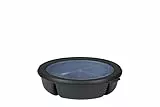 Mepal - Meal Prep Box Cirqula - Bento-Schüssel mit 3 Fächern - Frischhaltedose luftdicht - Mahlzeiten getrennt aufbewahren - Meal-Prep-Boxen & Vorratsdosen - 1000 ml - Nordic black