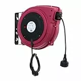 ELMAG Kabelaufroller EUROREEL ELECTRIC 20/230 | 20 m | 3x1,5 mm² | 230 V | Überlastschutz | Schwenkbar | Kabeltrommel